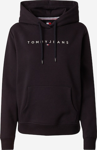 Tommy Jeans Sweatshirt in Schwarz: Vorderseite