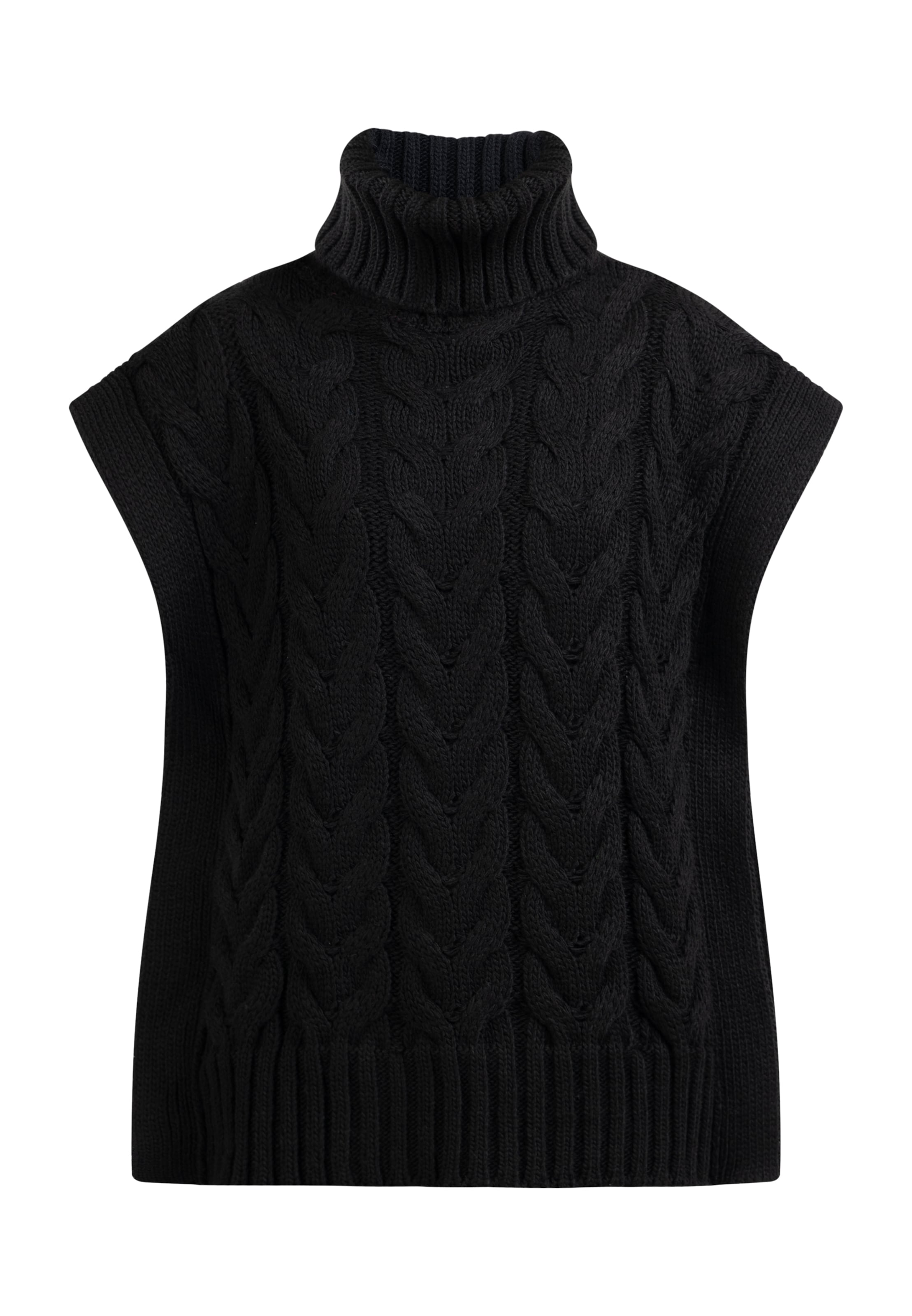 DreiMaster Vintage Sweater in Black: front