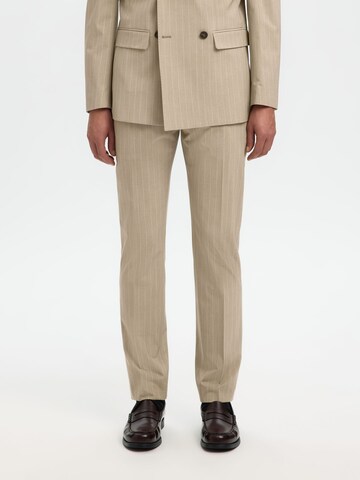 SELECTED Regular Pantalon in Beige: voorkant