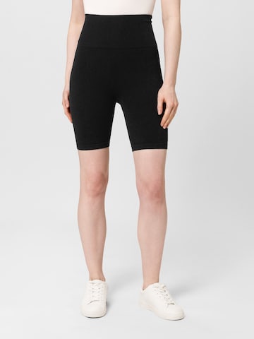 Les Lunes Skinny Leggings in Black: front