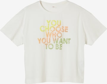 s.Oliver Shirt in White: front