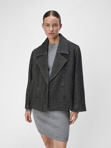 OBJECT Between-Seasons Coat 'Keily' in Grey: front