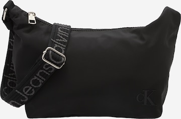 Sac bandoulière Calvin Klein Jeans en noir : devant