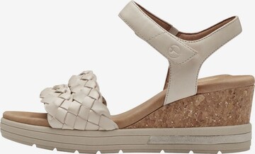 TAMARIS Sandals in Beige