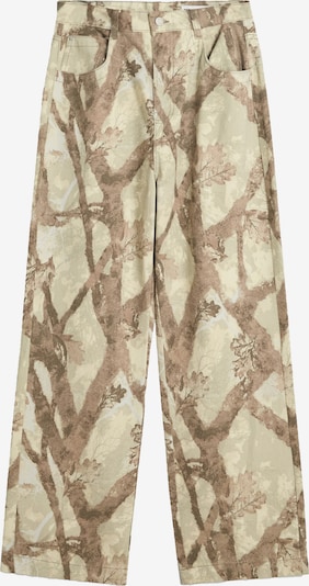 Bershka Jeansy w kolorze brokat / khaki / oliwkowy / pastelowy zielonym, Podgląd produktu