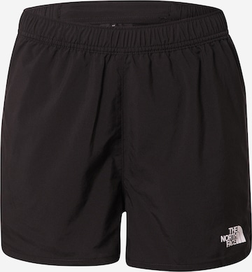THE NORTH FACE Athletic Pants in Black: front