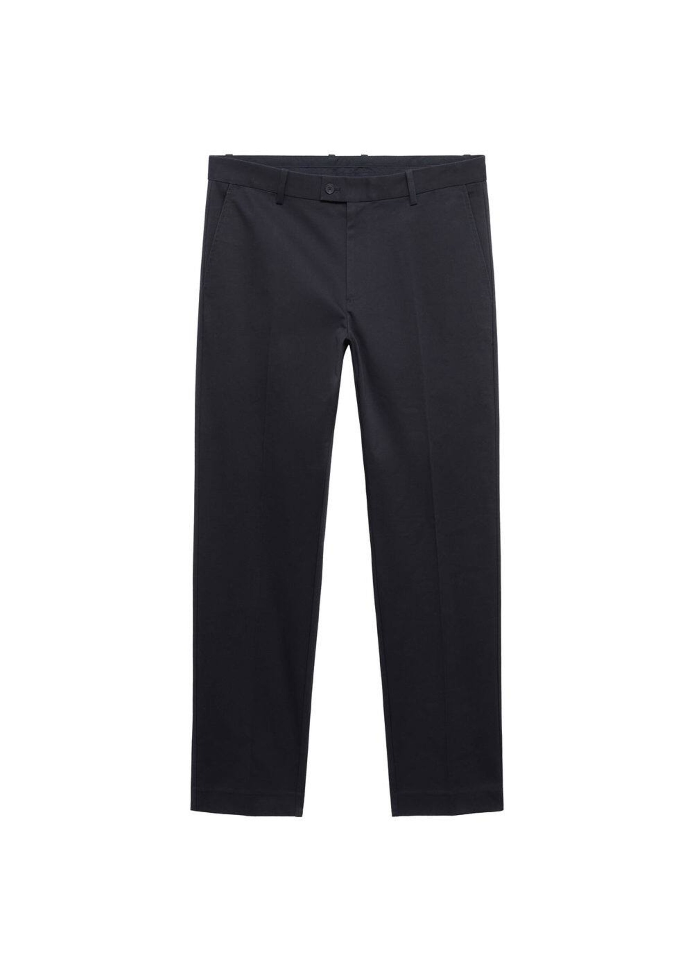 MANGO MAN Pleated Pants 'Nicco' in Blue: front
