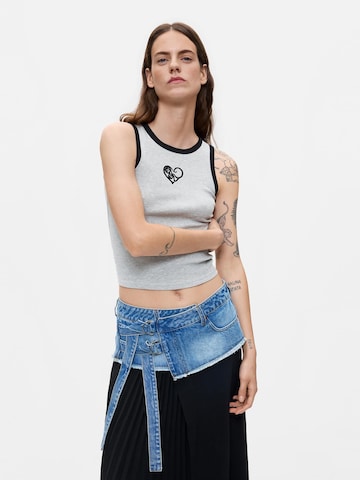 Desigual Top - Sivá: predná strana