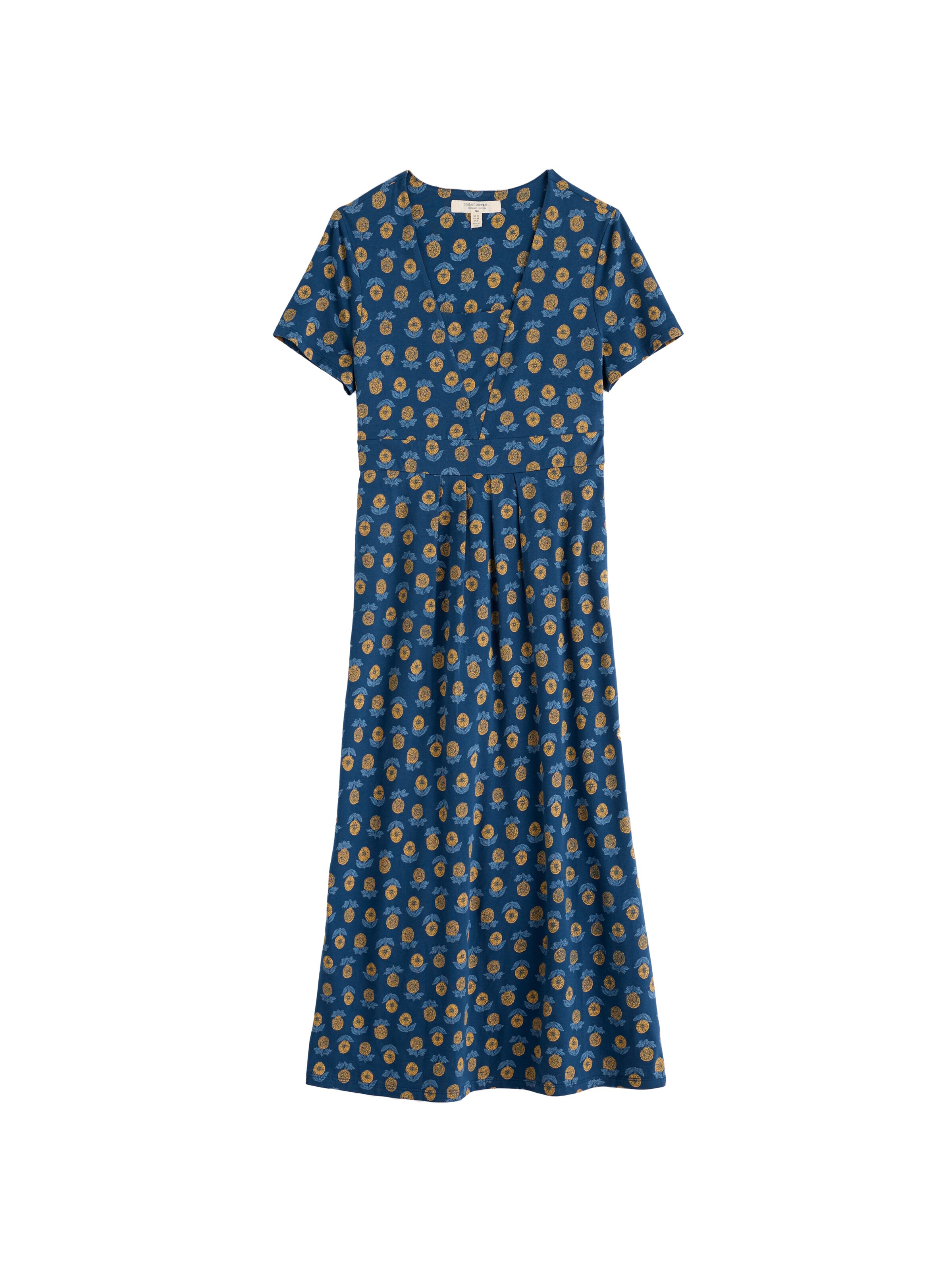 Seasalt Cornwall Dress in 36 in Marine blue / Yellow, Item view