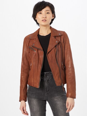 OAKWOOD Between-season jacket 'CLIPS' in Brown: front