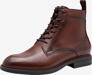 Bottes à lacets Tamaris en marron : devant