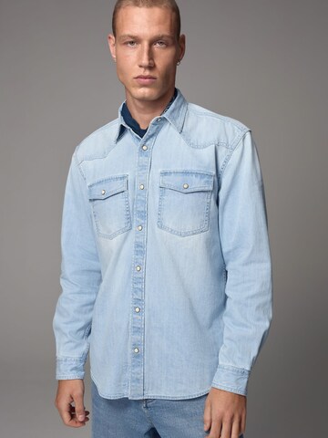 Next Regular fit Overhemd in Blauw