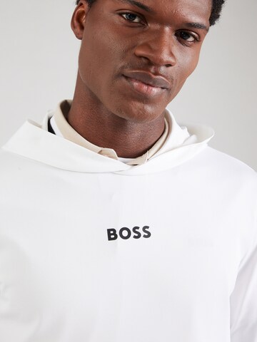 T-Shirt fonctionnel 'Scott' BOSS en blanc