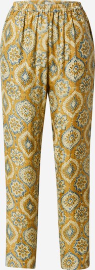Mes Demoiselles Hose in creme / rauchblau / senf, Produktansicht