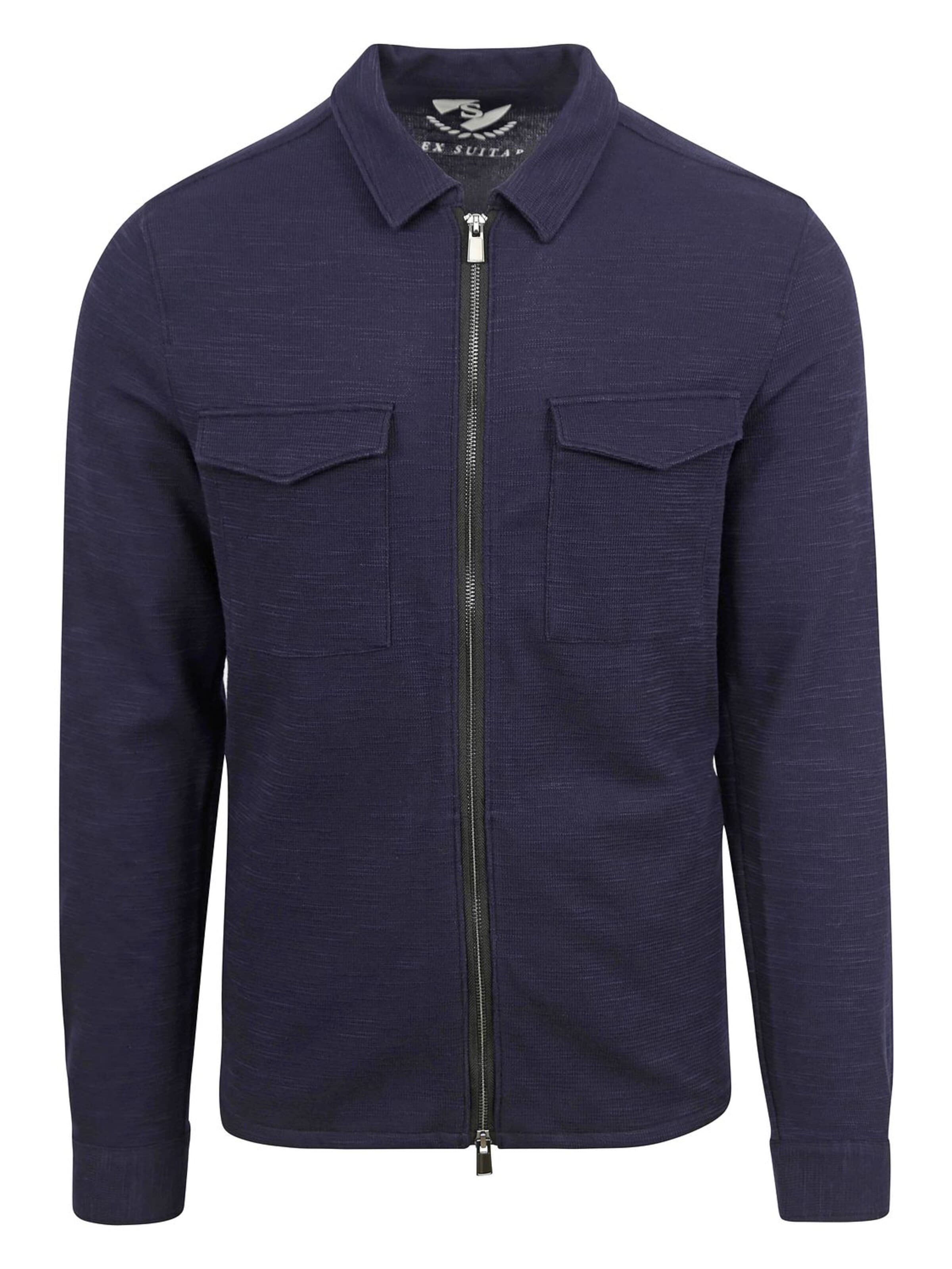 Vestes en maille Suitable en bleu : devant