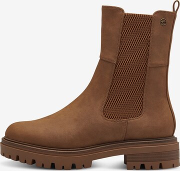 TAMARIS Chelsea boots i brun