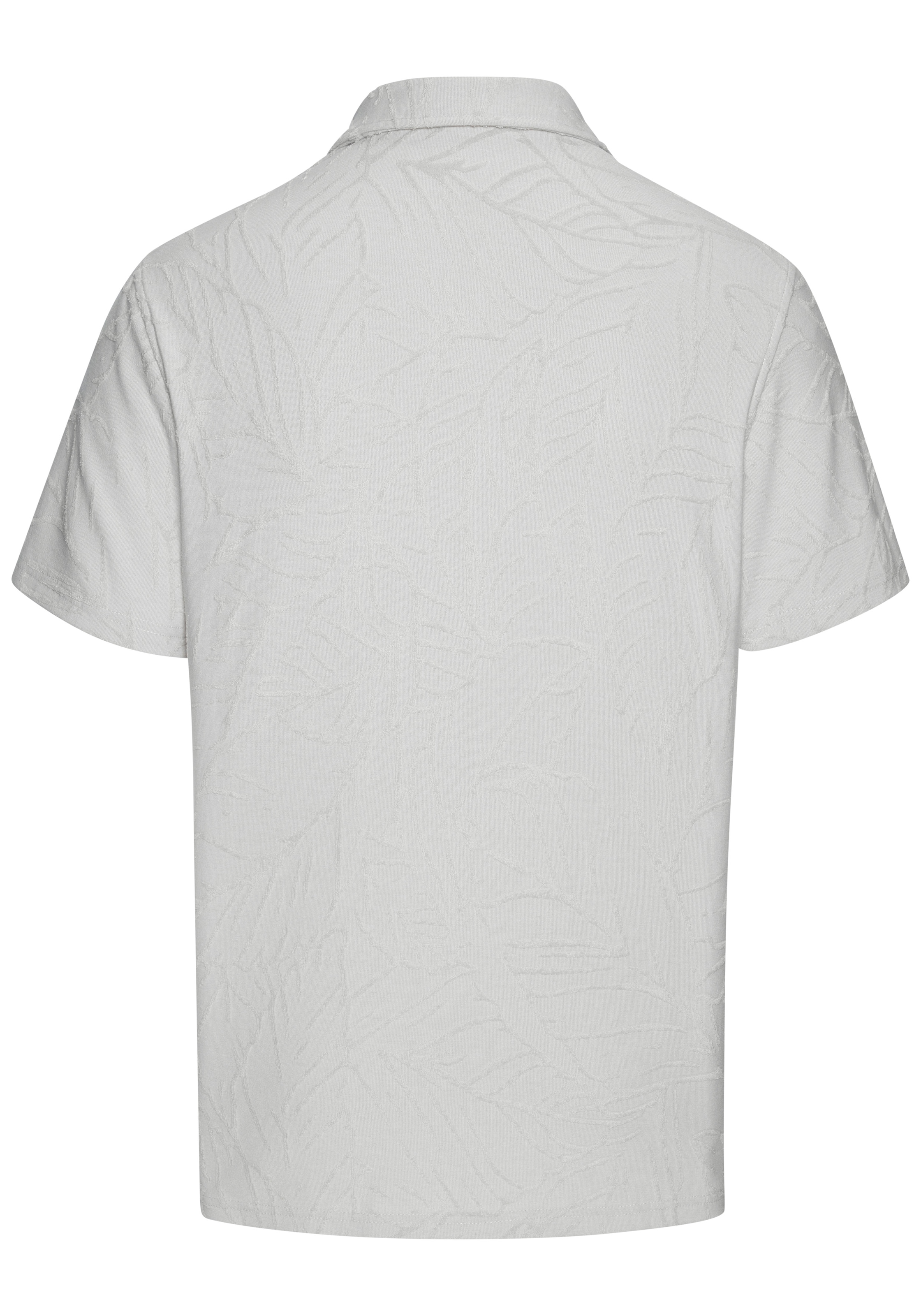 BEACH TIME Poloshirt in Grau