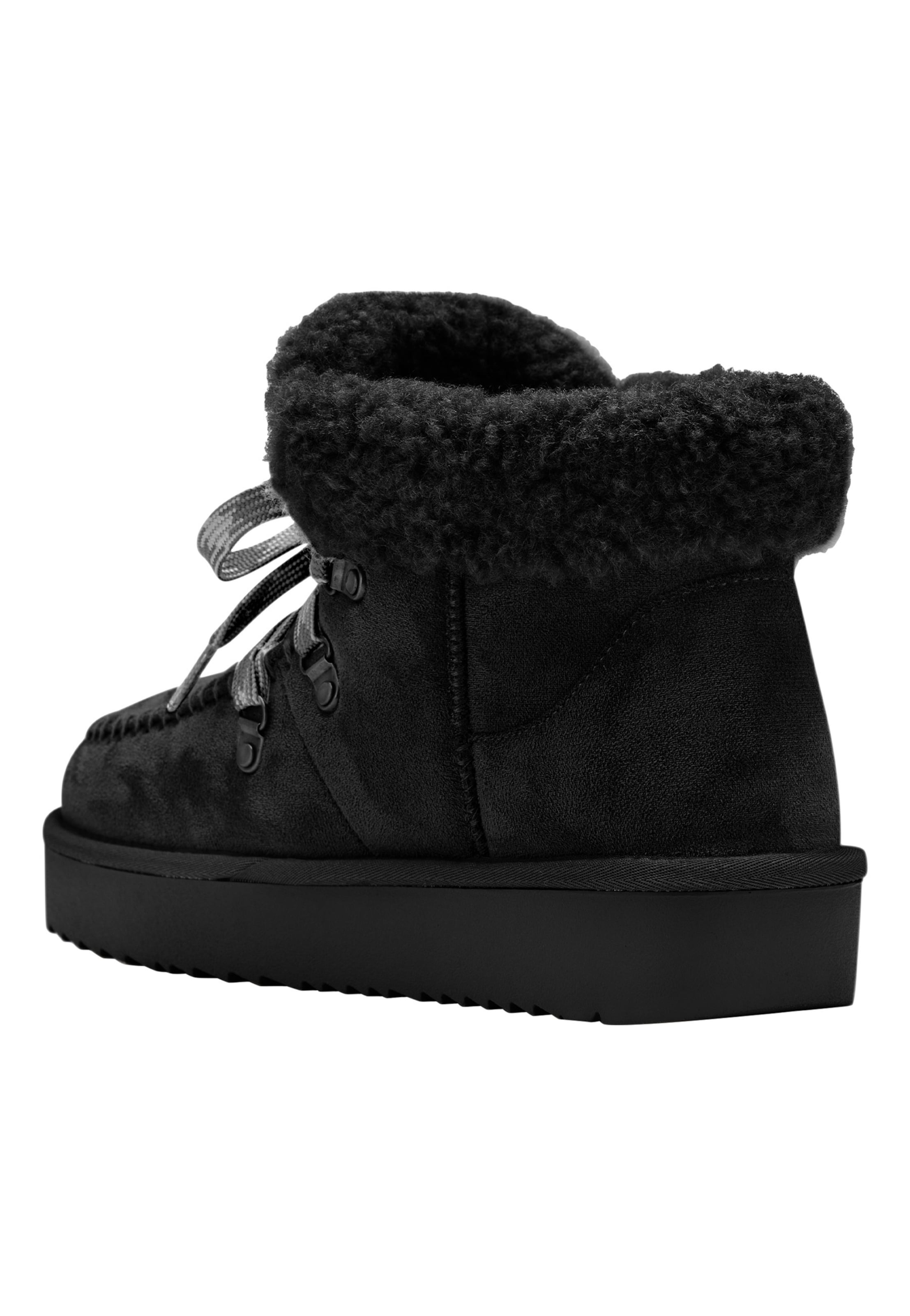 Esprit Shoes Lace-up bootie 'Pitera' in Black
