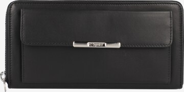 Esquire Wallet in Black: front