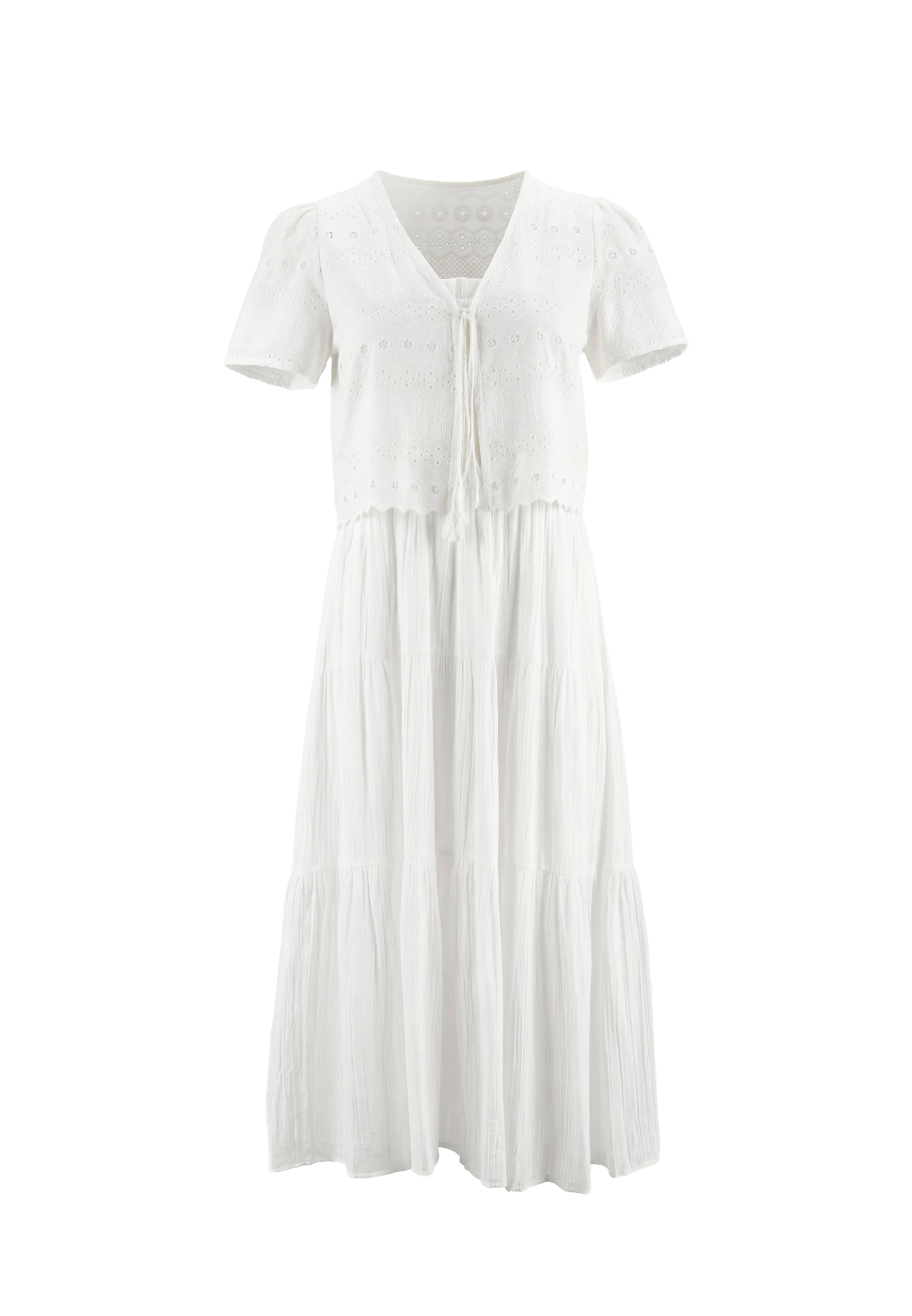 usha FESTIVAL Robe d’été en 34 en blanc, Vue avec produit