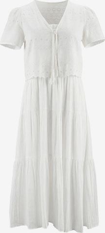 usha FESTIVAL - Vestido de verão em branco: frente