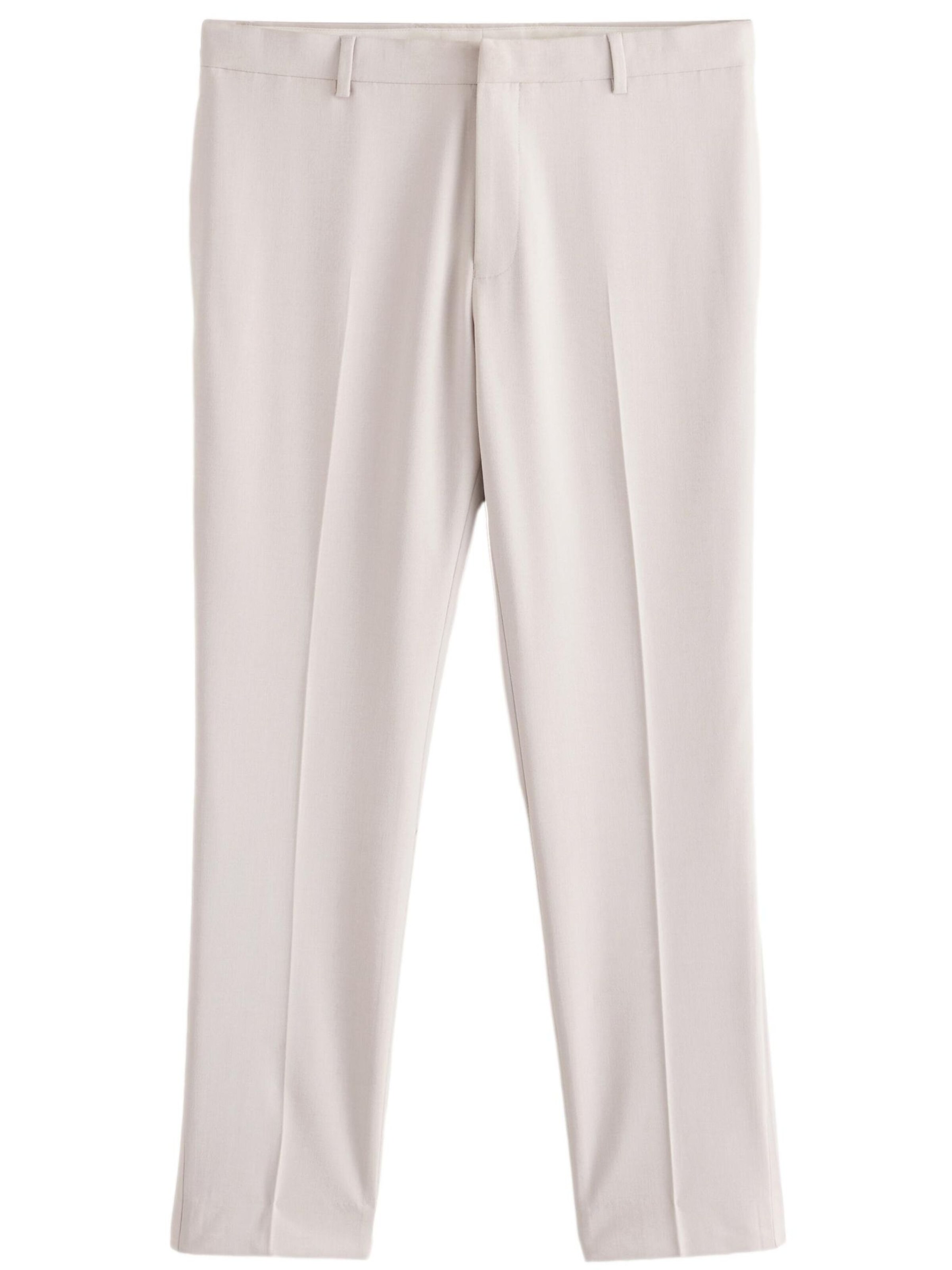 Next Скинни Плиссированные брюки в Бежевый: спереди