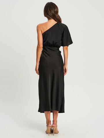 Tussah Cocktail dress 'ELLI' in Black: back