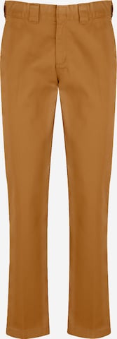 DICKIES Regular Trousers with creases '872' in Brown: front