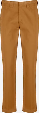 Pantaloni con piega frontale '872' di DICKIES in marrone: frontale