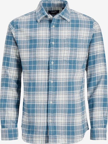 JACK & JONES Button Up Shirt 'PACEY' in Blue: front