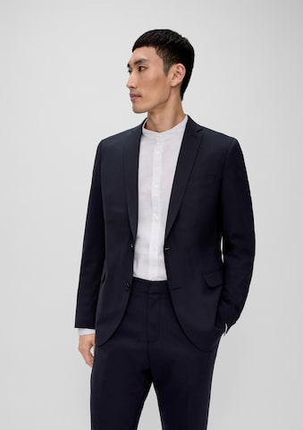 s.Oliver Slim fit Colbert in Blauw: voorkant