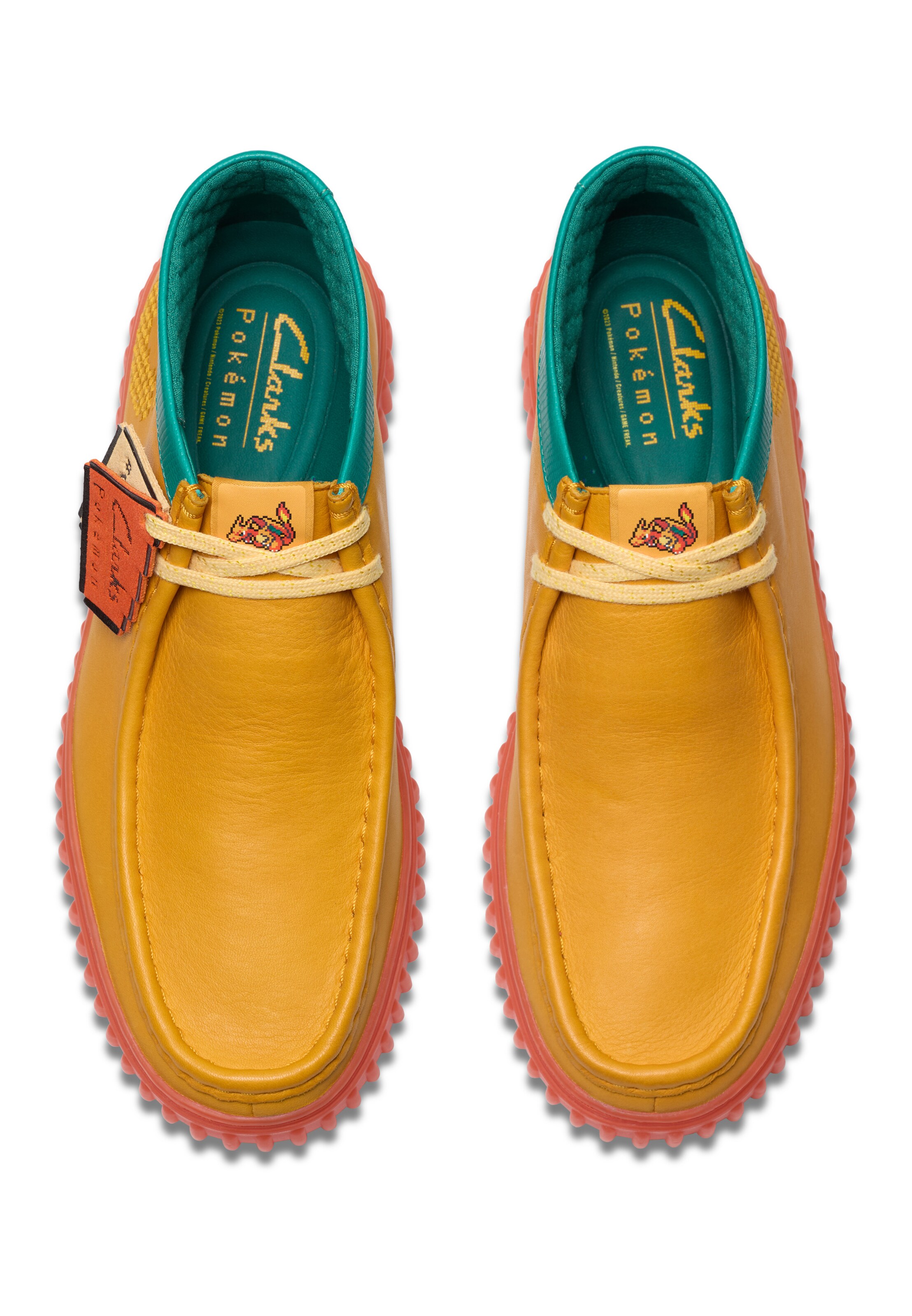 CLARKS Lace-Up Shoes 'Torhill Explore' in Orange