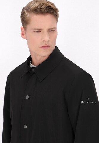 DreiMaster Klassik Übergangsjacke 'Classic Look' in Schwarz