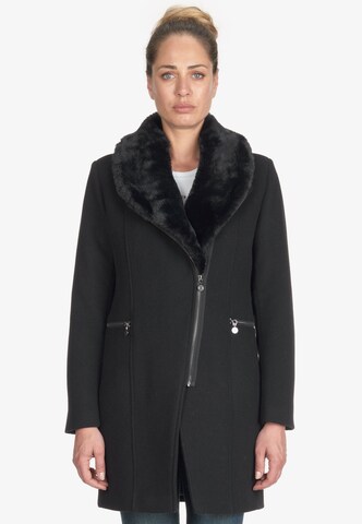 Le Temps Des Cerises Winter Coat 'Philine' in Black: front