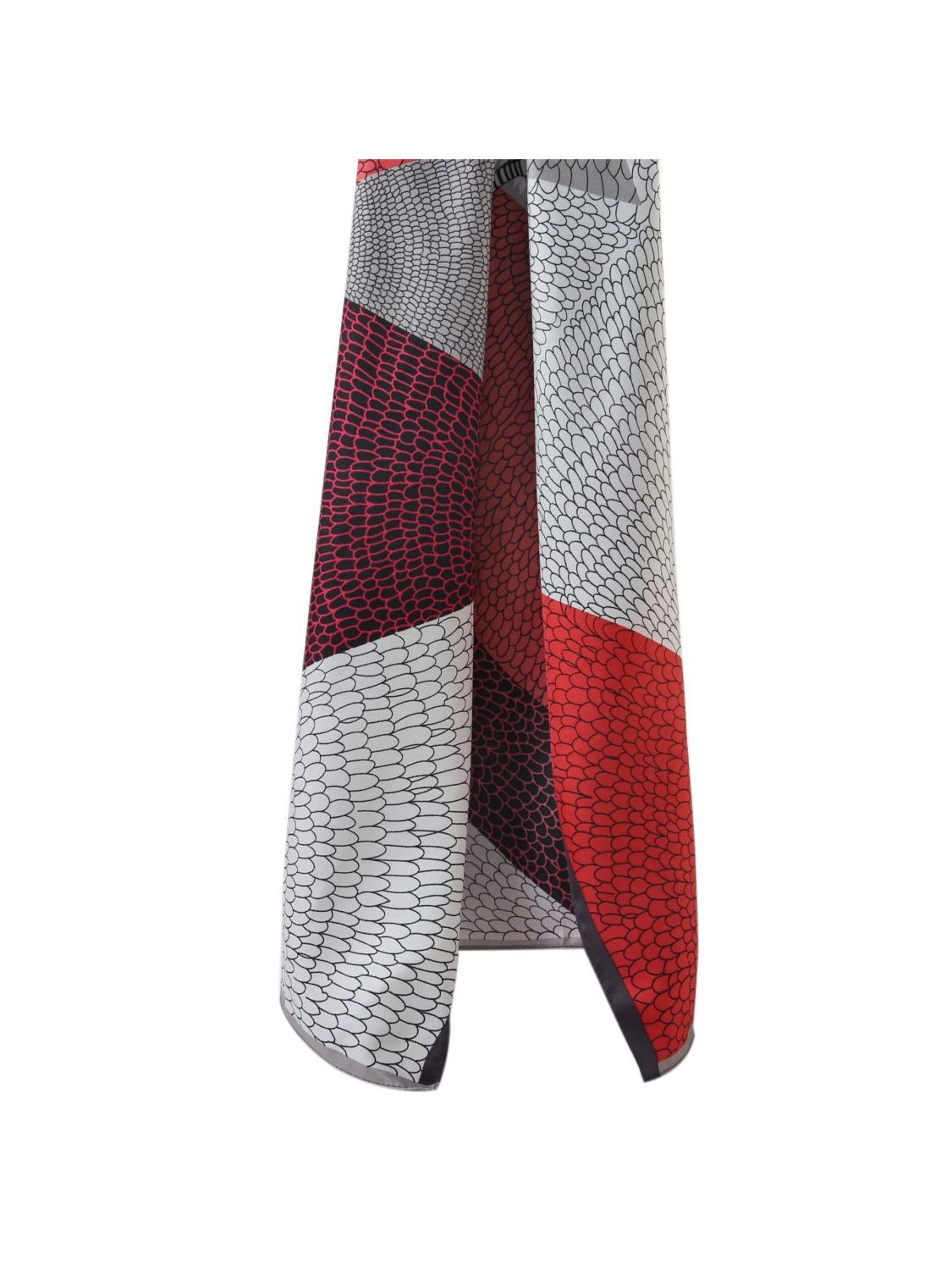 alberto cabale Sjaal 'Soie Snake Zoé' in Rood