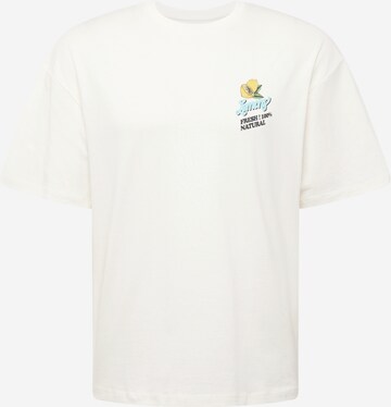 Maglietta 'LEMONS' di JACK & JONES in bianco: frontale
