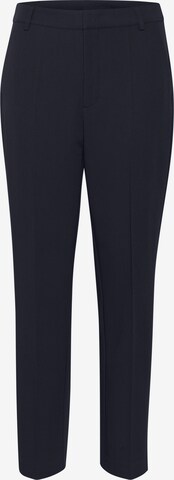 Kaffe Regular Pleated Pants 'Sakura' in Blue: front