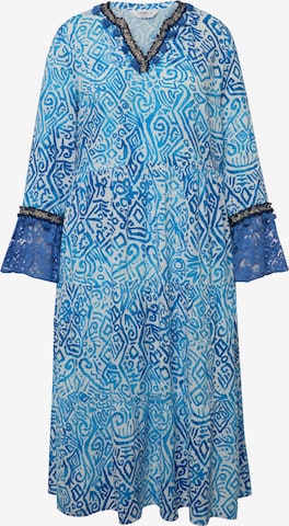 Angel of Style Shirt Dress in Blue: front