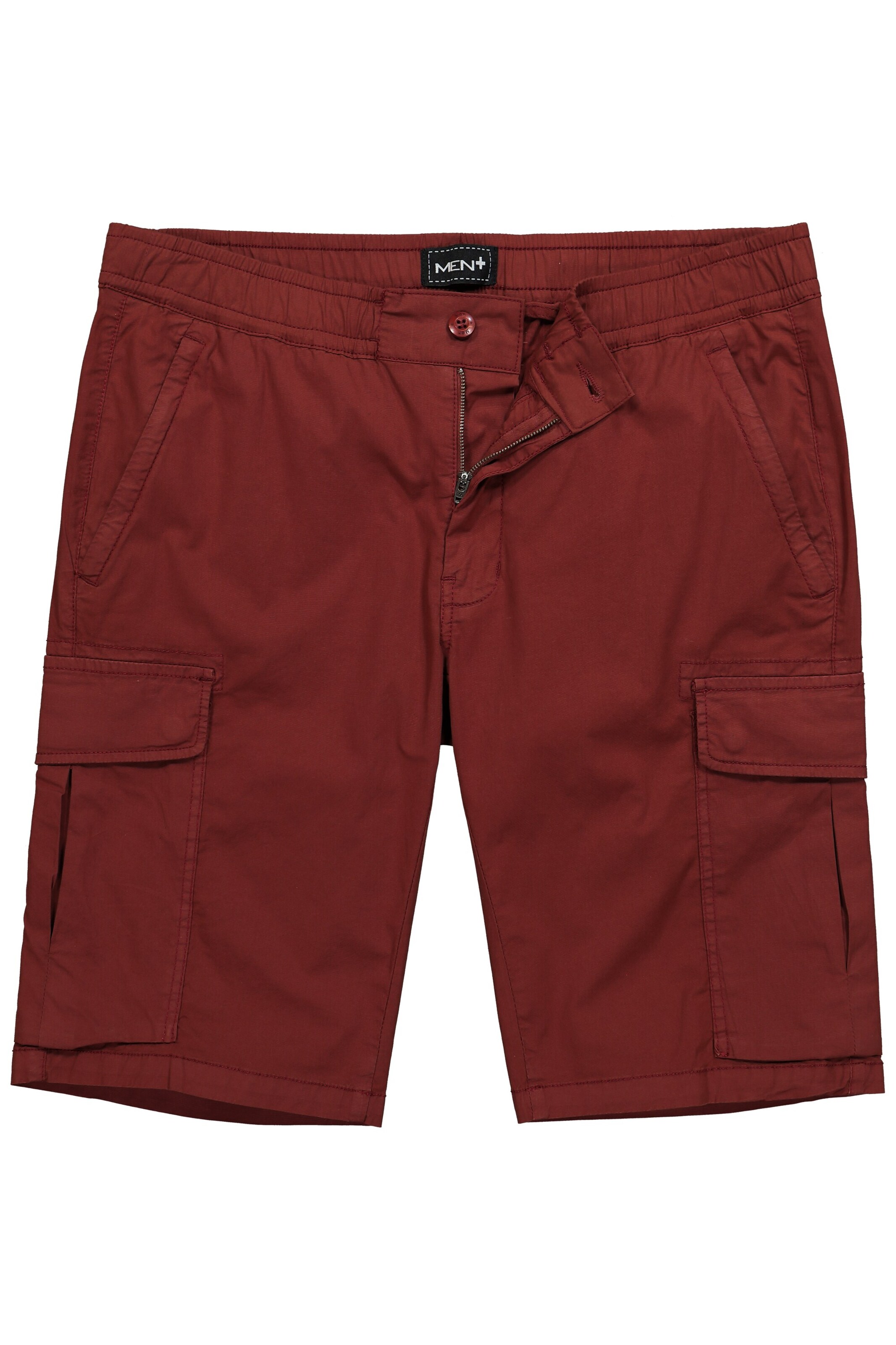 Men Plus Broek in Rood: voorkant