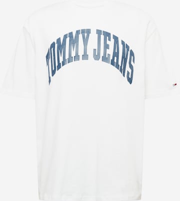 T-Shirt Tommy Jeans en blanc : devant