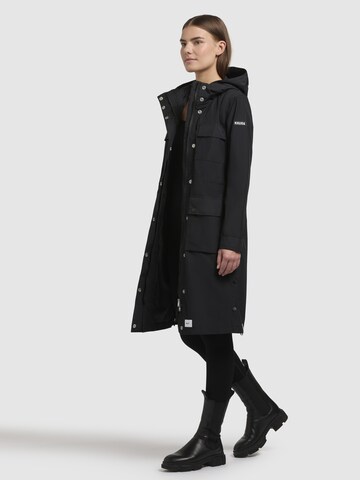 Manteau mi-saison 'Dipa' khujo en noir
