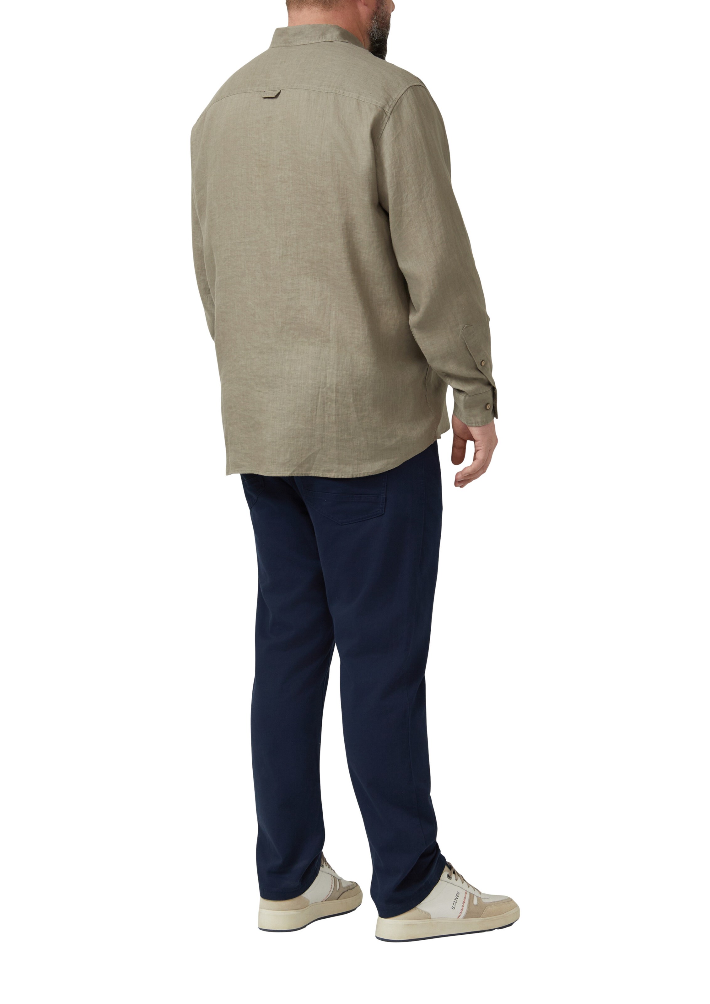 s.Oliver Regular fit Overhemd in Groen