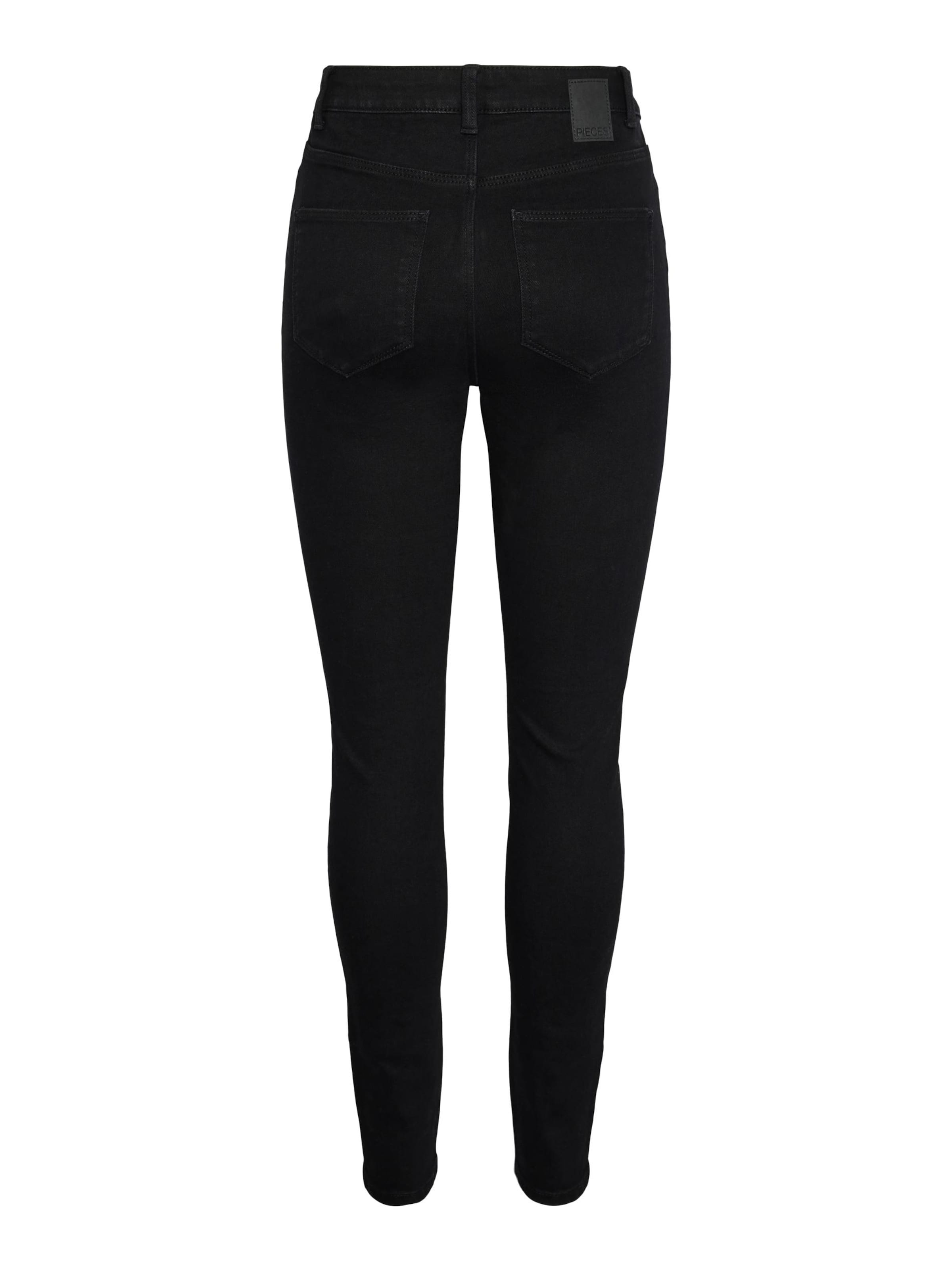 PIECES Skinny Τζιν 'Dana' σε μαύρο