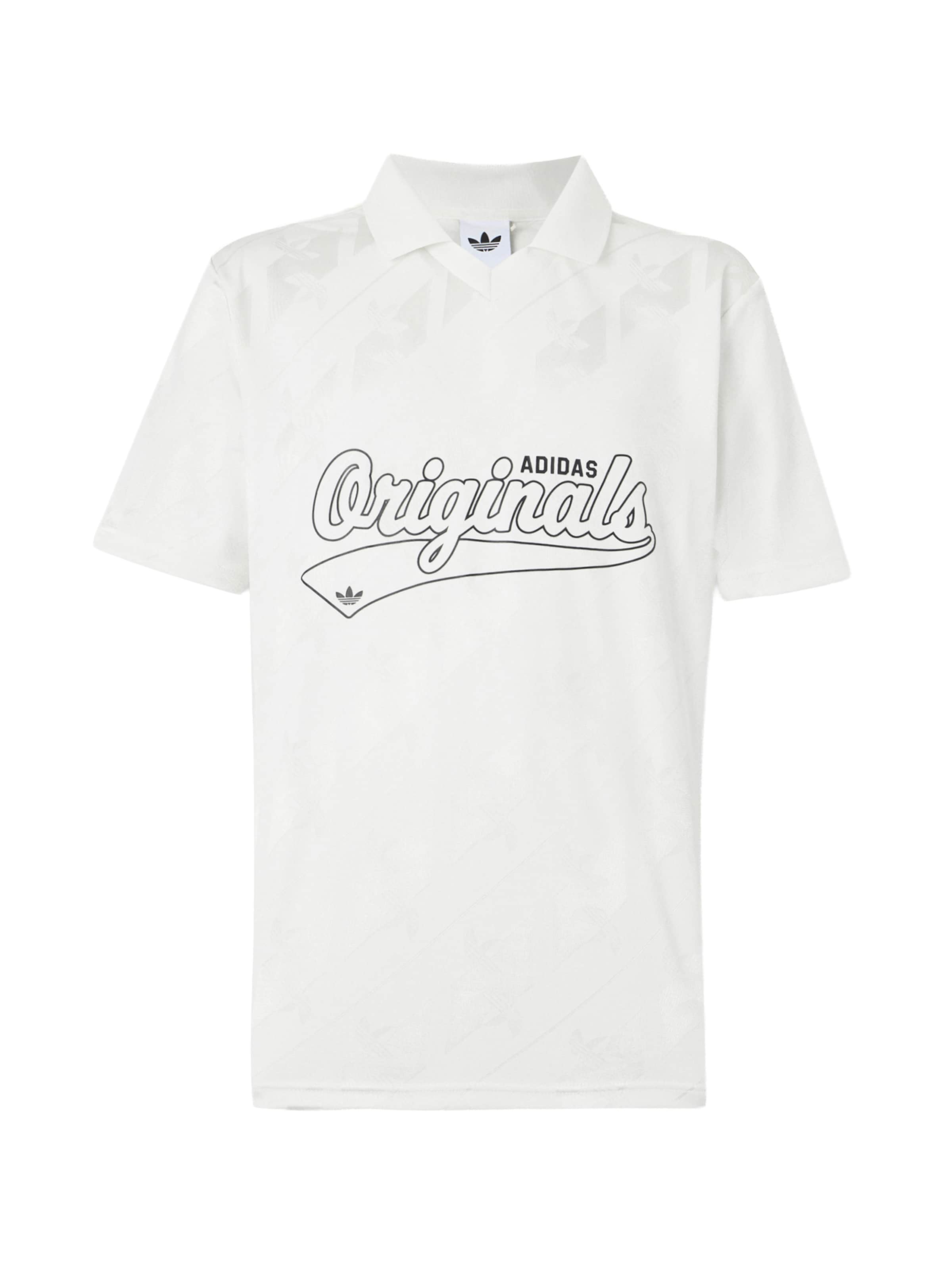 T-Shirt ADIDAS ORIGINALS en blanc : devant