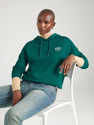 GANT Sweatshirt in Green: front