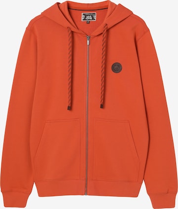 TATUUM Collegetakki 'MAREL' värissä oranssi: etupuoli