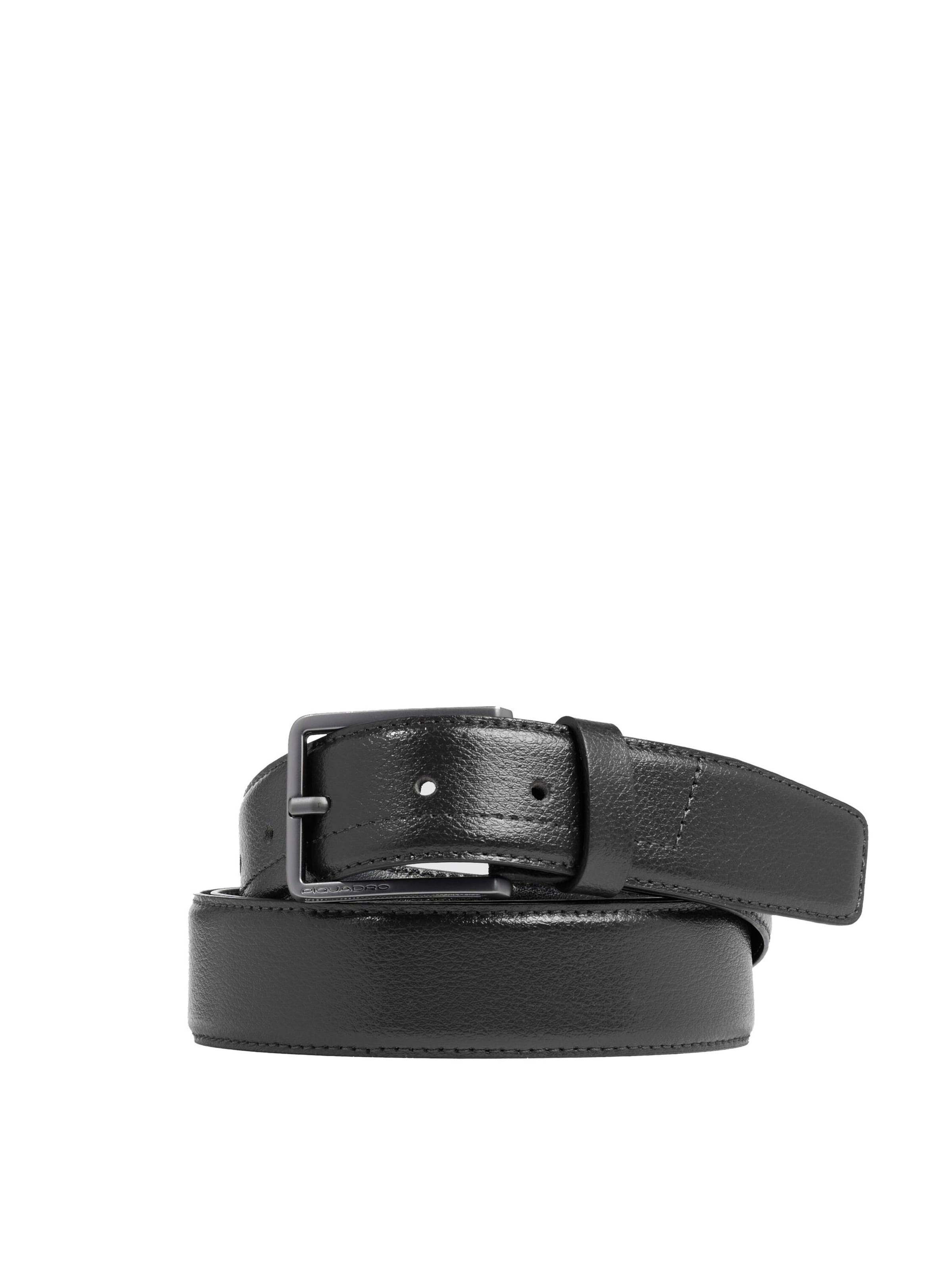 Piquadro Belt in Black: front