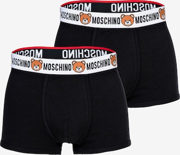 MOSCHINO Boxer shorts in Black: front