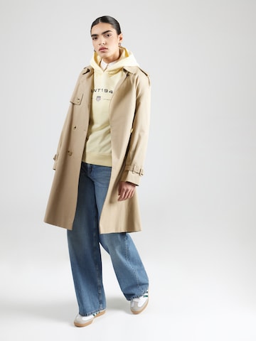 GANT Μπλούζα φούτερ σε κίτρινο