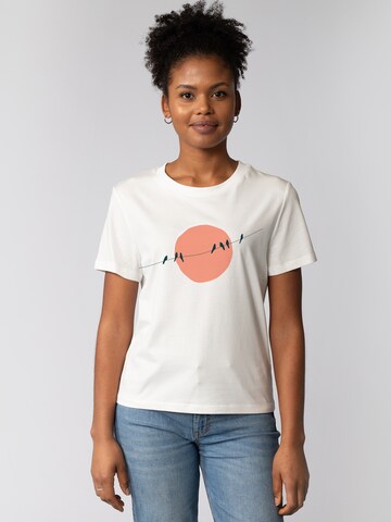 Watapparel Shirt 'Countryside 01' in White: front